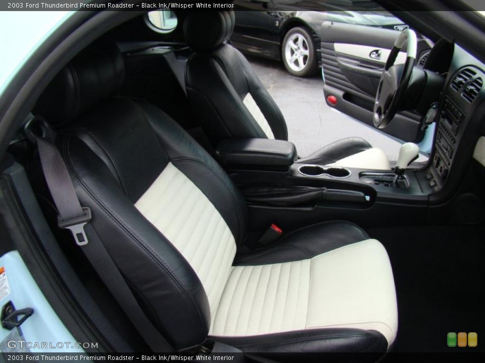 Black Ink/Whisper White Interior Photo for the 2003 Ford Thunderbird Premium Roadster #49267551