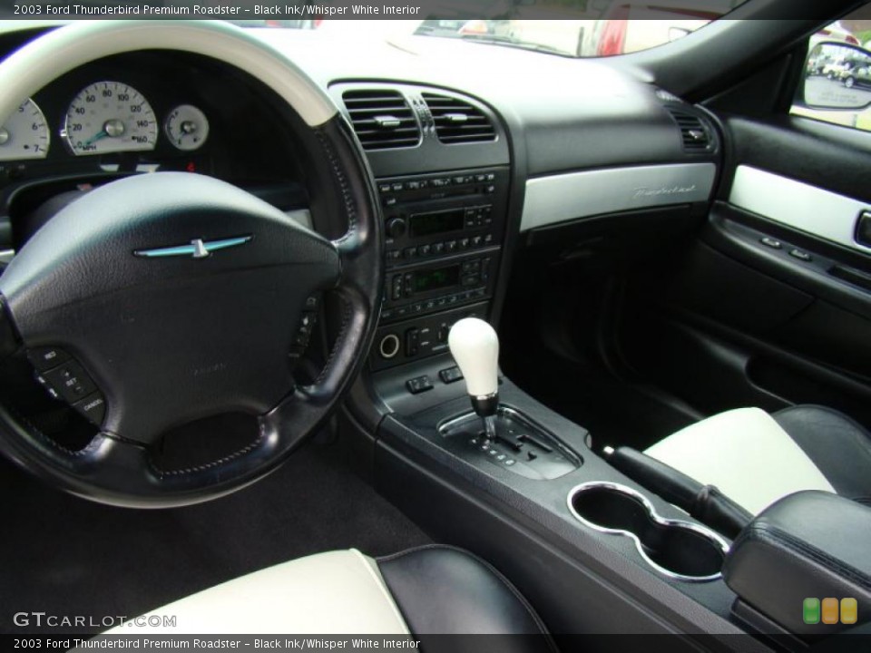 Black Ink/Whisper White Interior Prime Interior for the 2003 Ford Thunderbird Premium Roadster #49267589