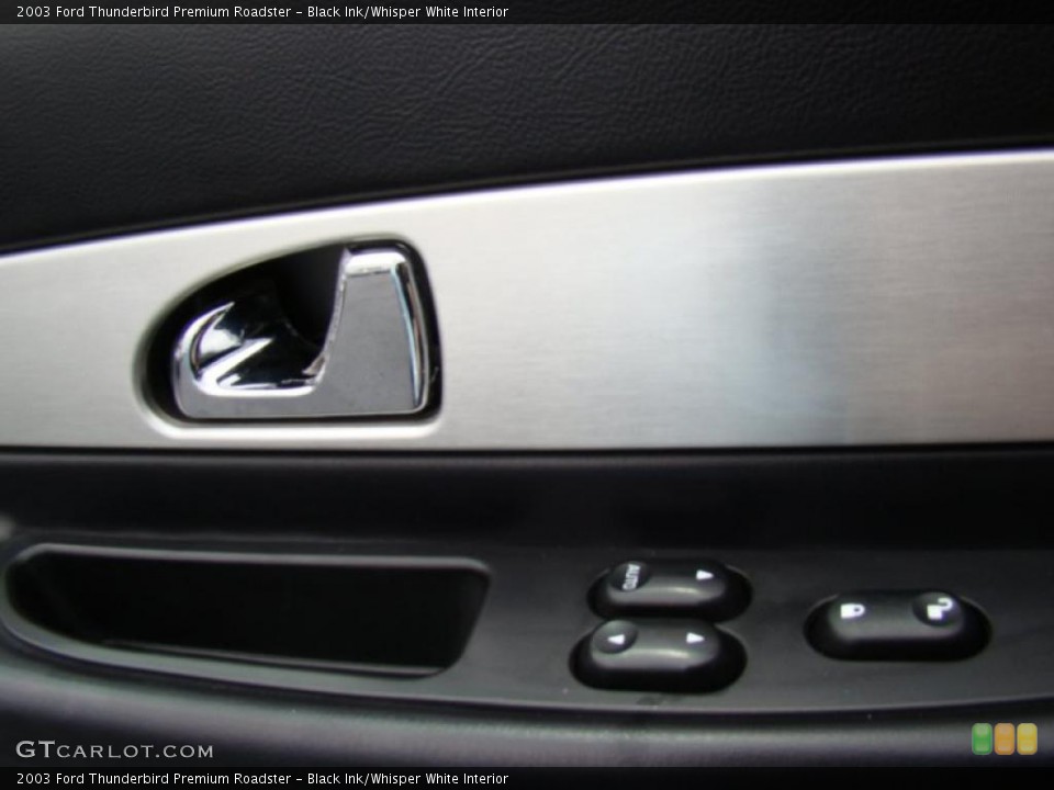 Black Ink/Whisper White Interior Controls for the 2003 Ford Thunderbird Premium Roadster #49267613