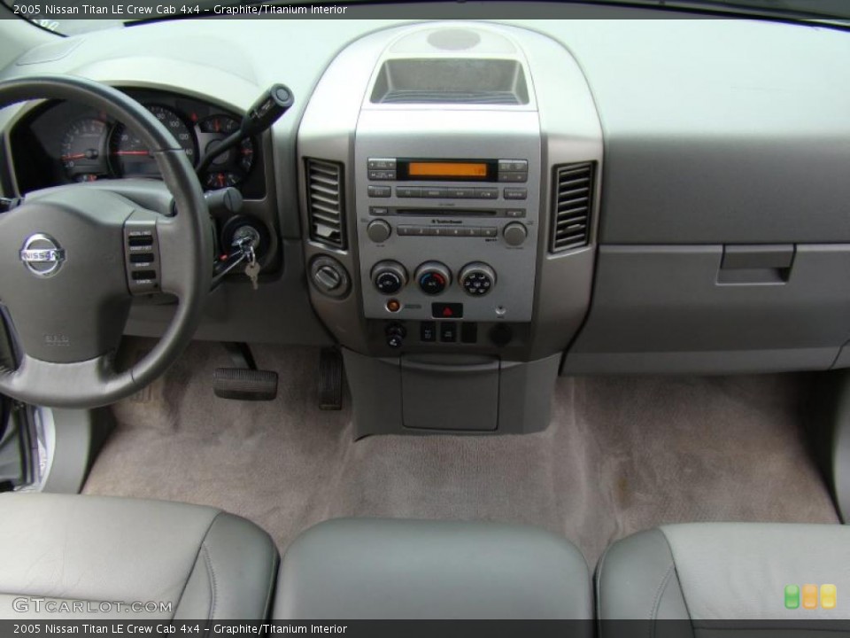 Graphite/Titanium Interior Dashboard for the 2005 Nissan Titan LE Crew Cab 4x4 #49267994