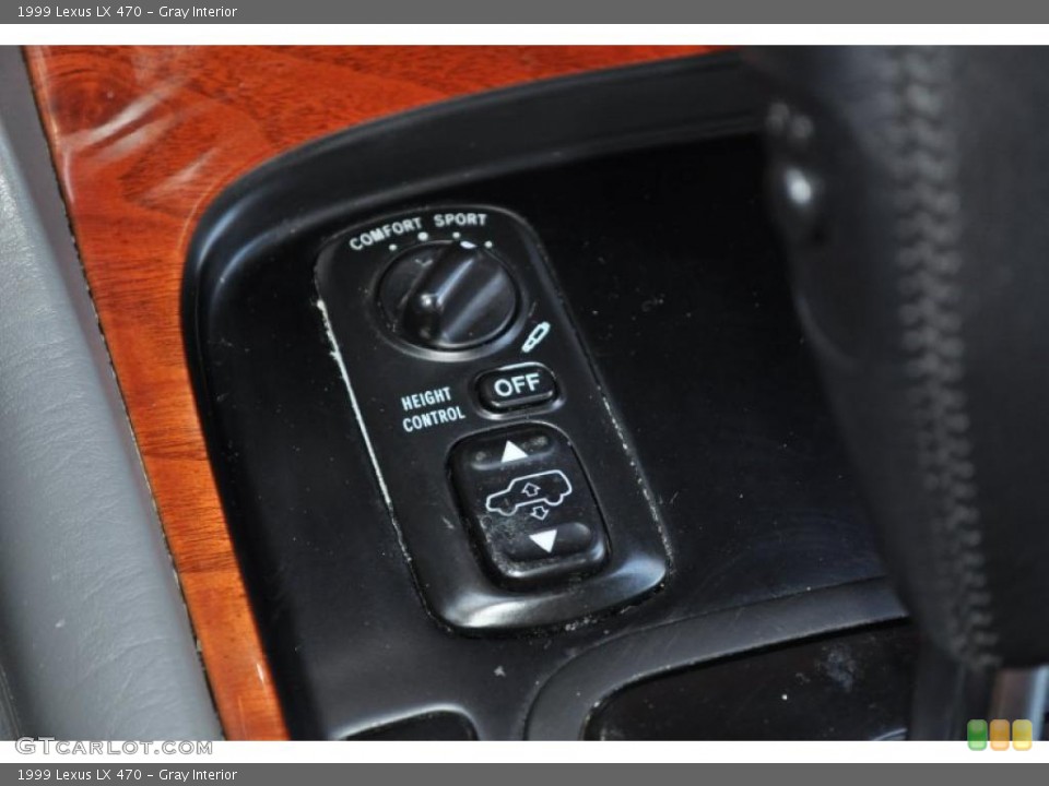 Gray Interior Controls for the 1999 Lexus LX 470 #49268897