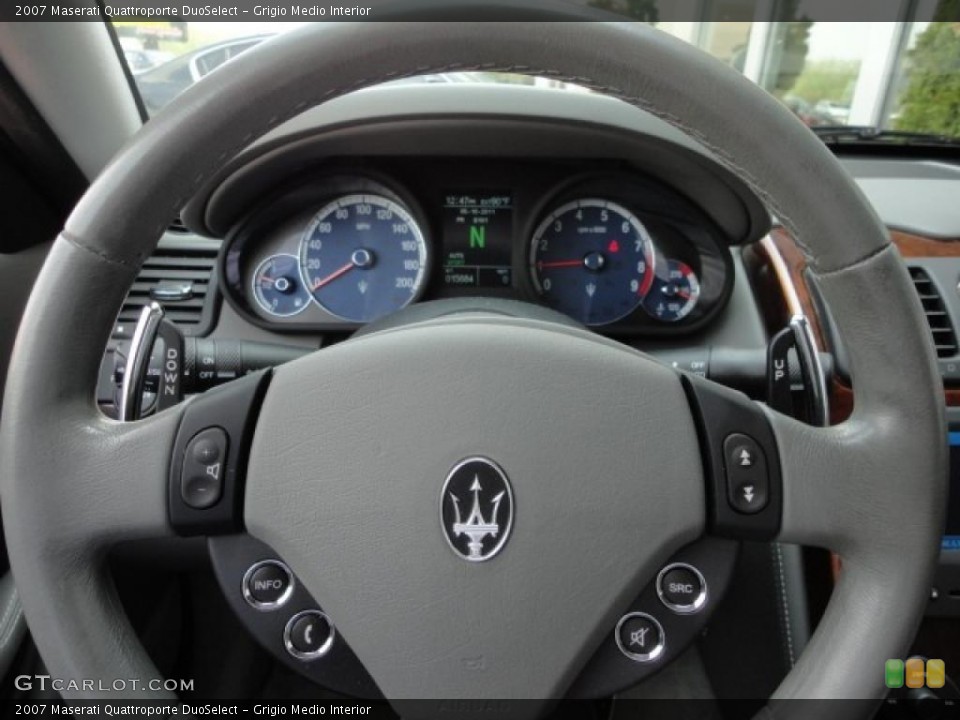 Grigio Medio Interior Steering Wheel for the 2007 Maserati Quattroporte DuoSelect #49270631