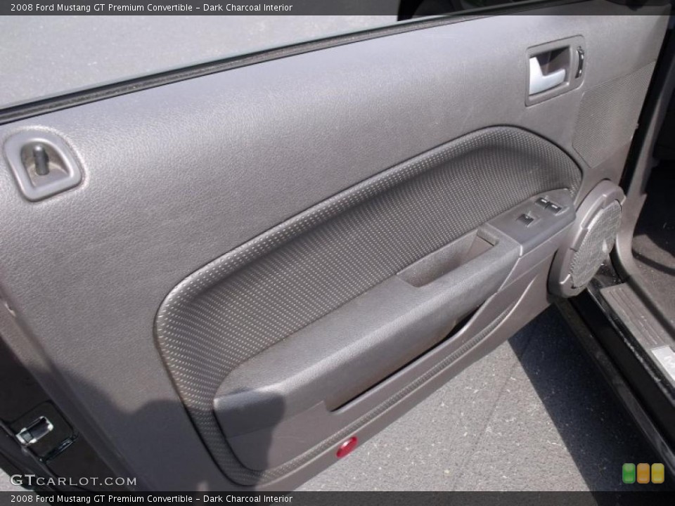 Dark Charcoal Interior Door Panel for the 2008 Ford Mustang GT Premium Convertible #49273832