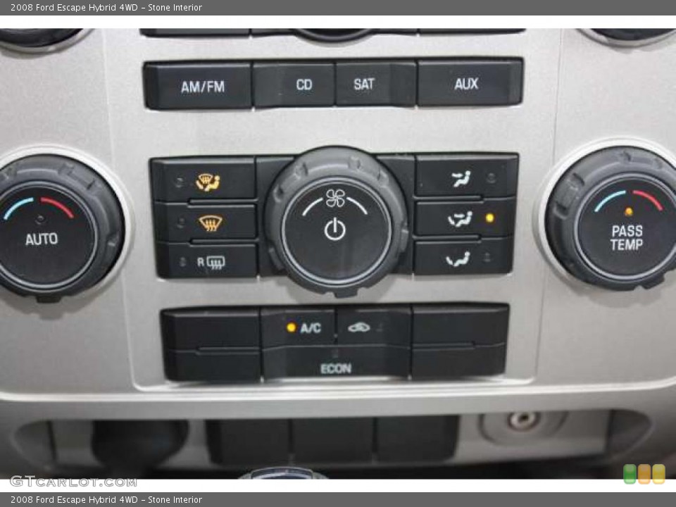 Stone Interior Controls for the 2008 Ford Escape Hybrid 4WD #49275566