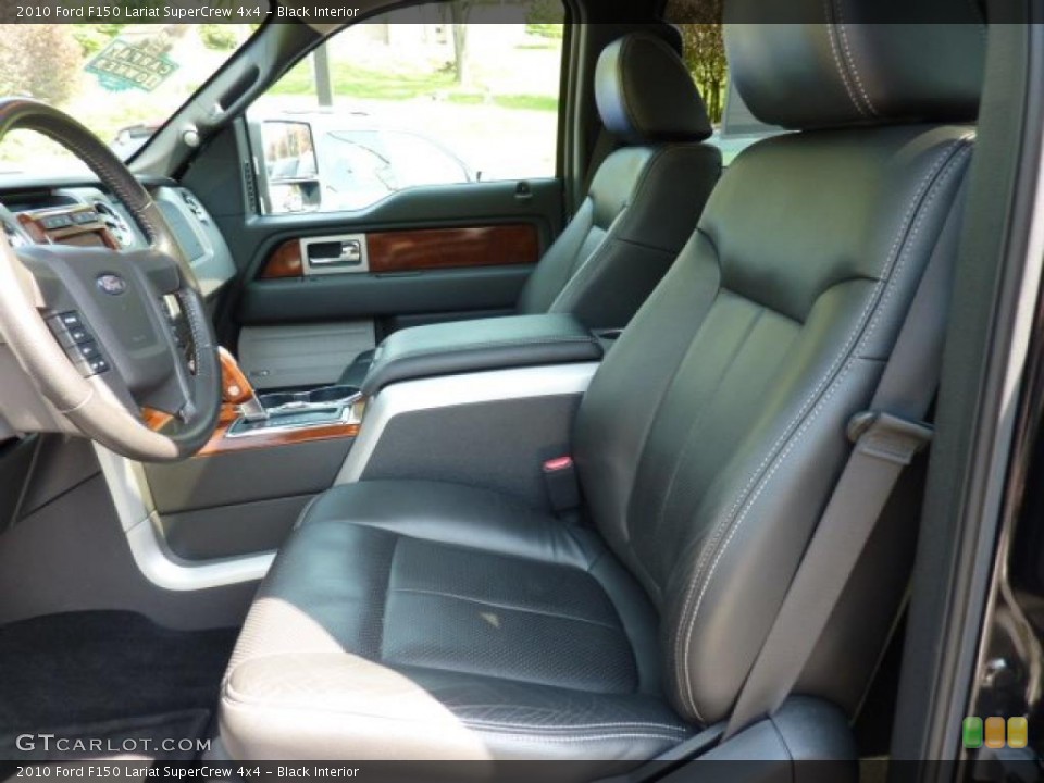 Black Interior Photo for the 2010 Ford F150 Lariat SuperCrew 4x4 #49276016