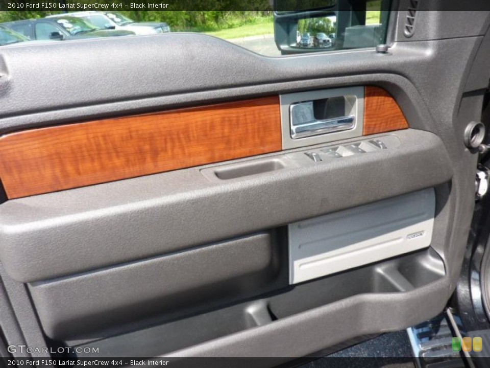 Black Interior Door Panel for the 2010 Ford F150 Lariat SuperCrew 4x4 #49276061
