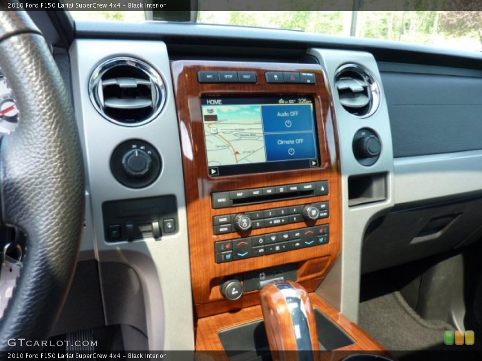 Black Interior Controls for the 2010 Ford F150 Lariat SuperCrew 4x4 #49276091