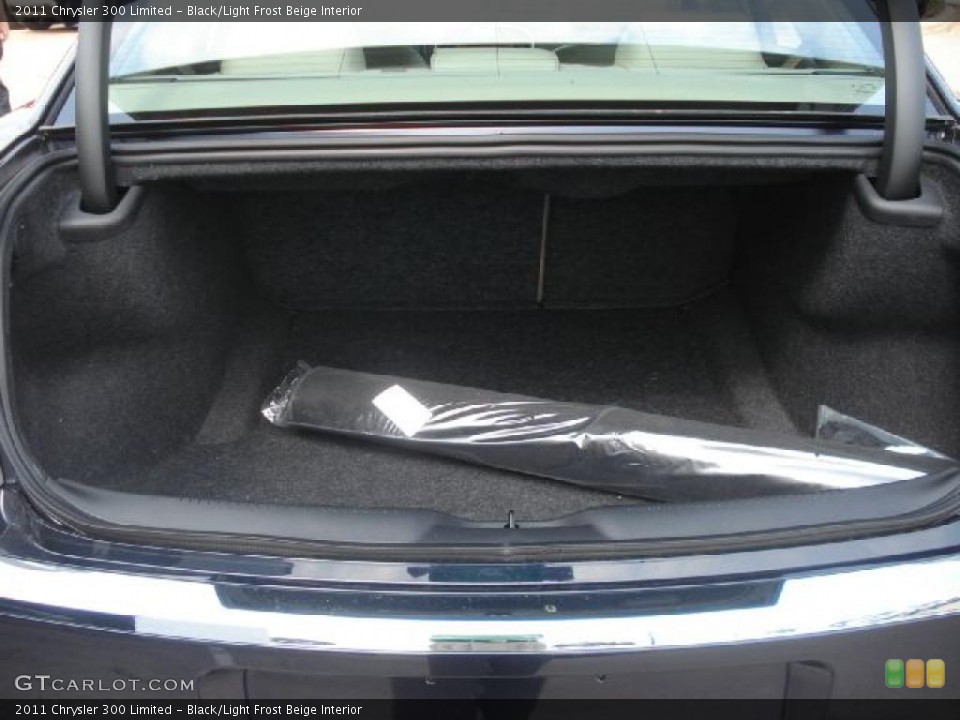 Black/Light Frost Beige Interior Trunk for the 2011 Chrysler 300 Limited #49281287