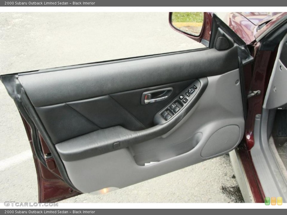 Black Interior Door Panel for the 2000 Subaru Outback Limited Sedan #49281698