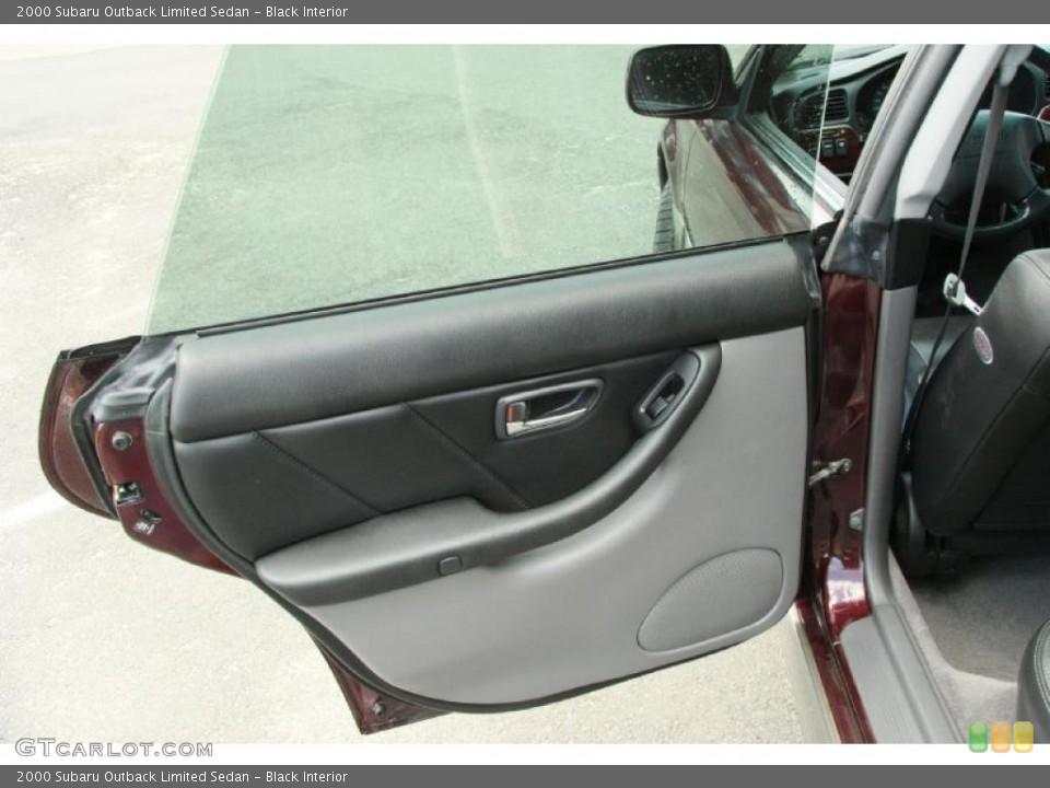 Black Interior Door Panel for the 2000 Subaru Outback Limited Sedan #49281713