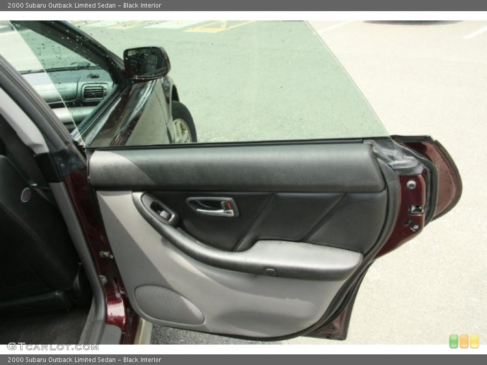 Black Interior Door Panel for the 2000 Subaru Outback Limited Sedan #49281809