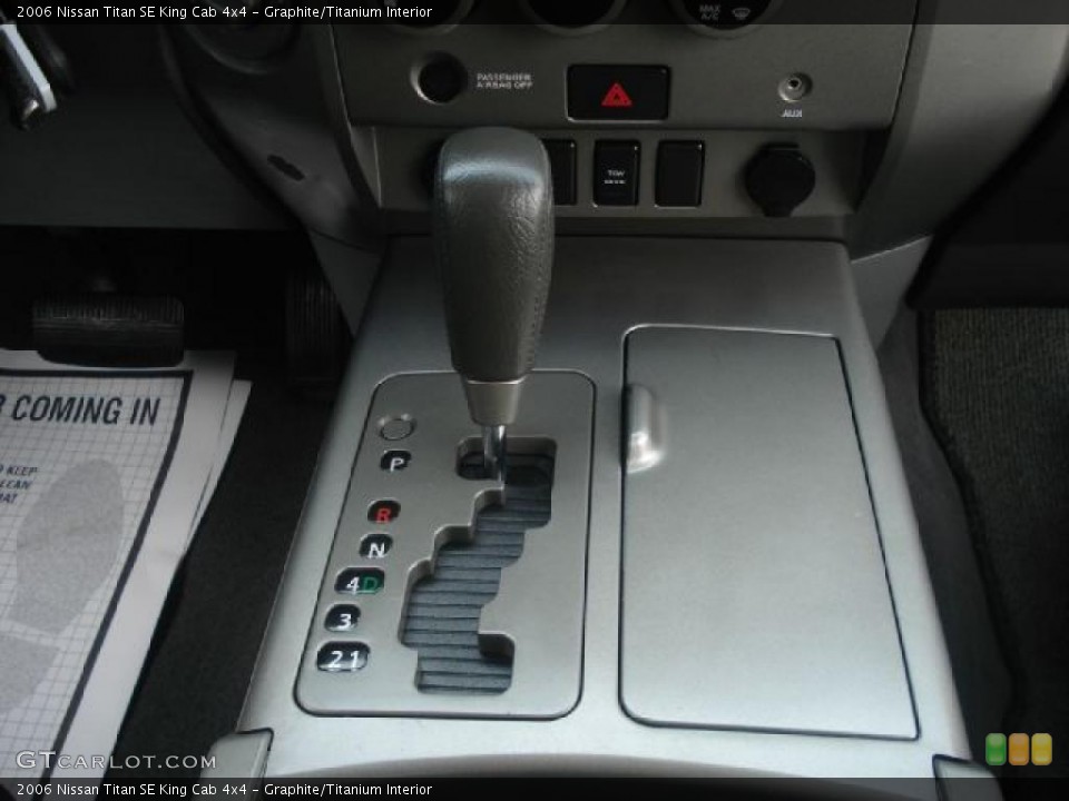 Graphite/Titanium Interior Transmission for the 2006 Nissan Titan SE King Cab 4x4 #49285493