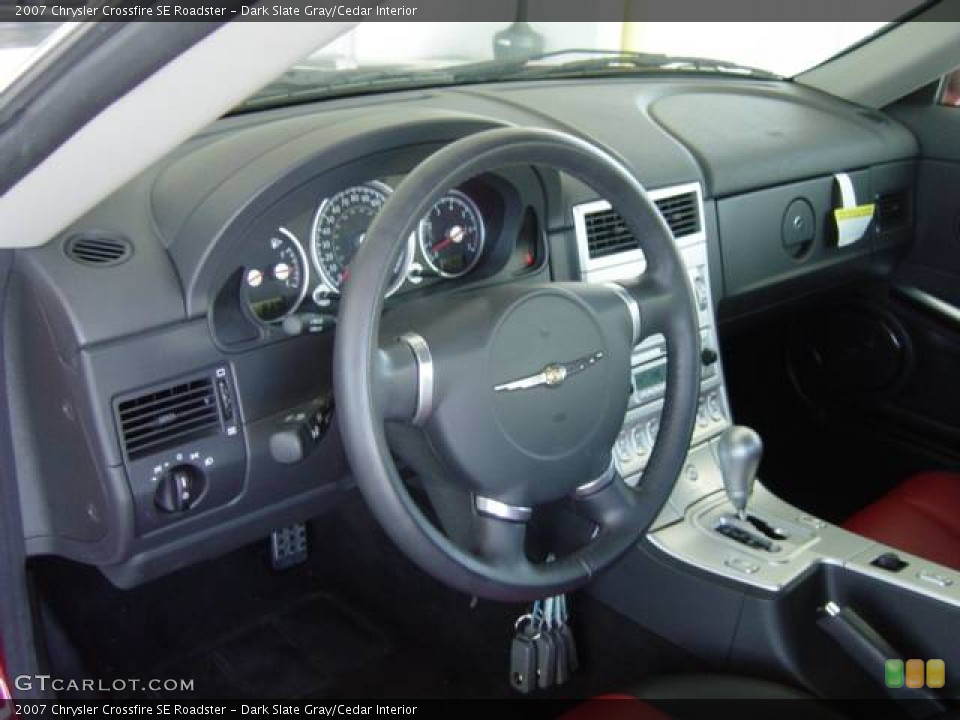 Dark Slate Gray/Cedar Interior Dashboard for the 2007 Chrysler Crossfire SE Roadster #492858