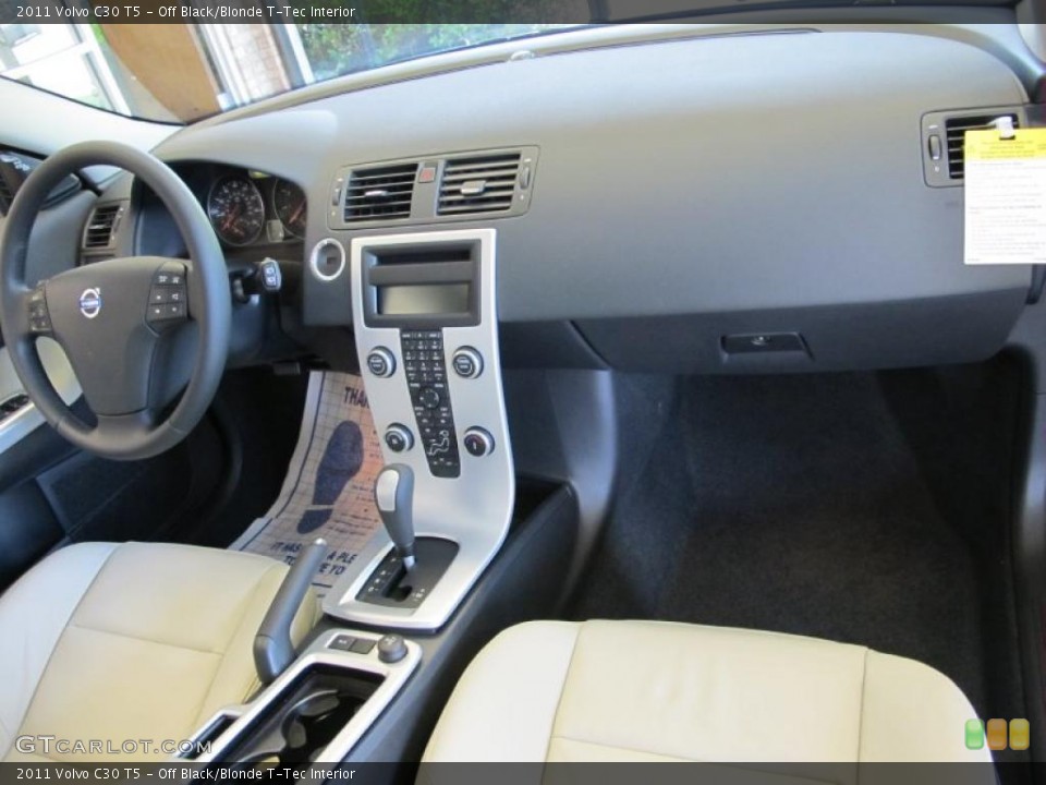 Off Black/Blonde T-Tec Interior Dashboard for the 2011 Volvo C30 T5 #49288796