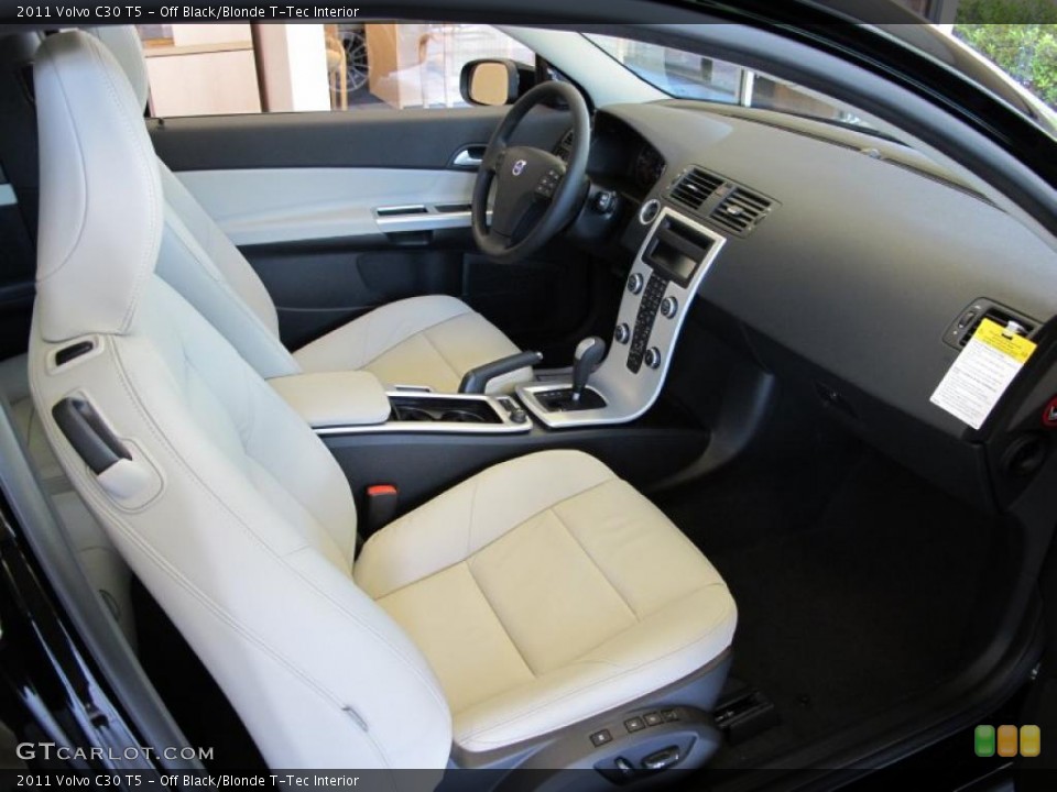 Off Black/Blonde T-Tec Interior Photo for the 2011 Volvo C30 T5 #49288808