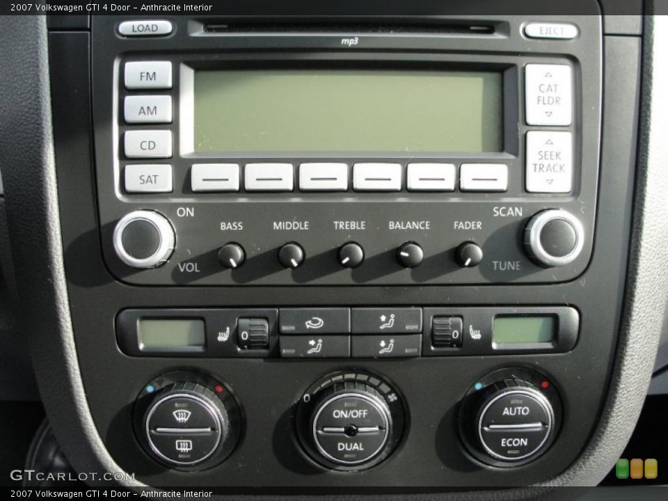 Anthracite Interior Controls for the 2007 Volkswagen GTI 4 Door #49288847