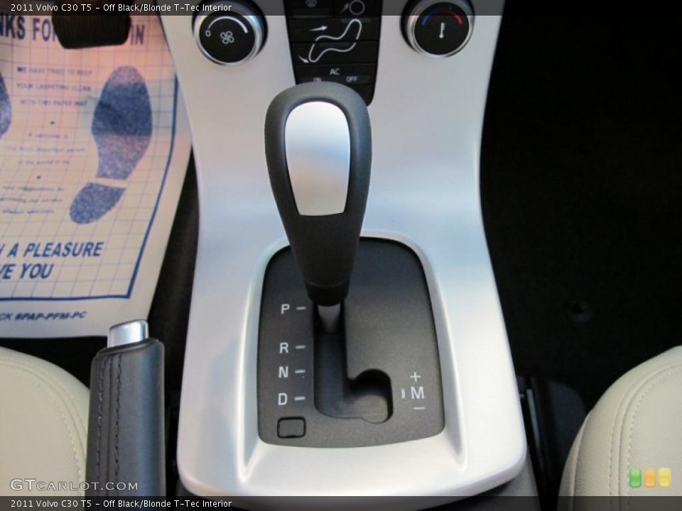 Off Black/Blonde T-Tec Interior Transmission for the 2011 Volvo C30 T5 #49288892