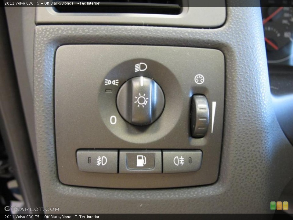 Off Black/Blonde T-Tec Interior Controls for the 2011 Volvo C30 T5 #49288913