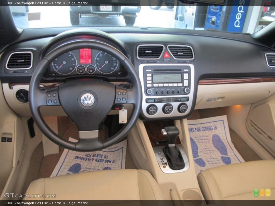 Cornsilk Beige Interior Dashboard for the 2008 Volkswagen Eos Lux #49289294