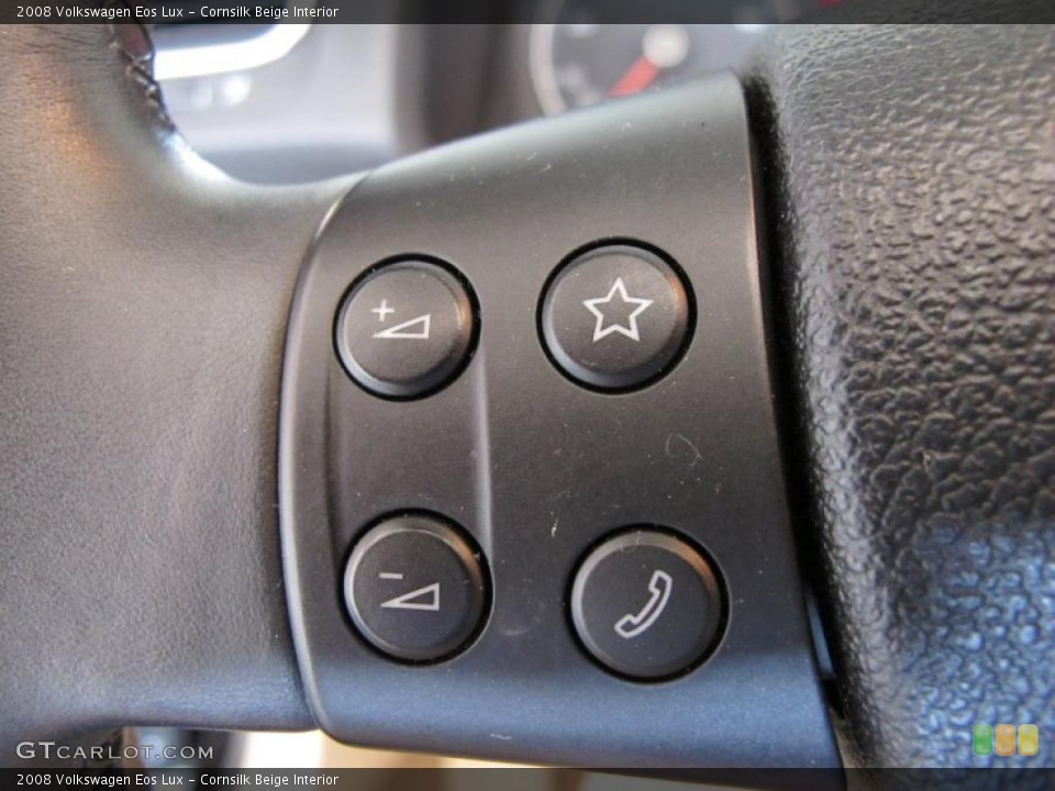 Cornsilk Beige Interior Controls for the 2008 Volkswagen Eos Lux #49289342