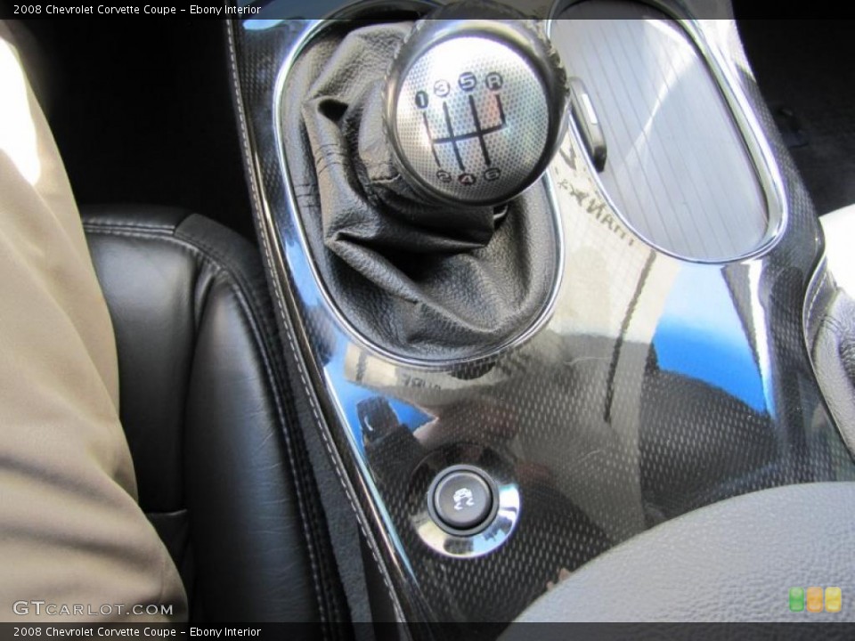 Ebony Interior Transmission for the 2008 Chevrolet Corvette Coupe #49289381