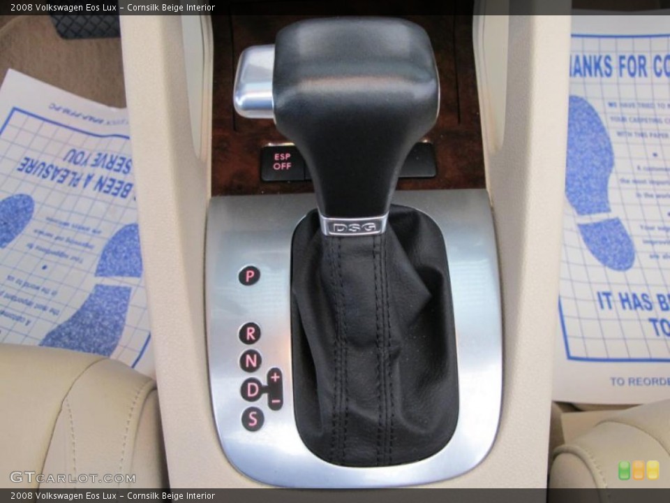 Cornsilk Beige Interior Transmission for the 2008 Volkswagen Eos Lux #49289402
