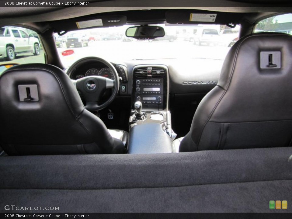 Ebony Interior Photo for the 2008 Chevrolet Corvette Coupe #49289456