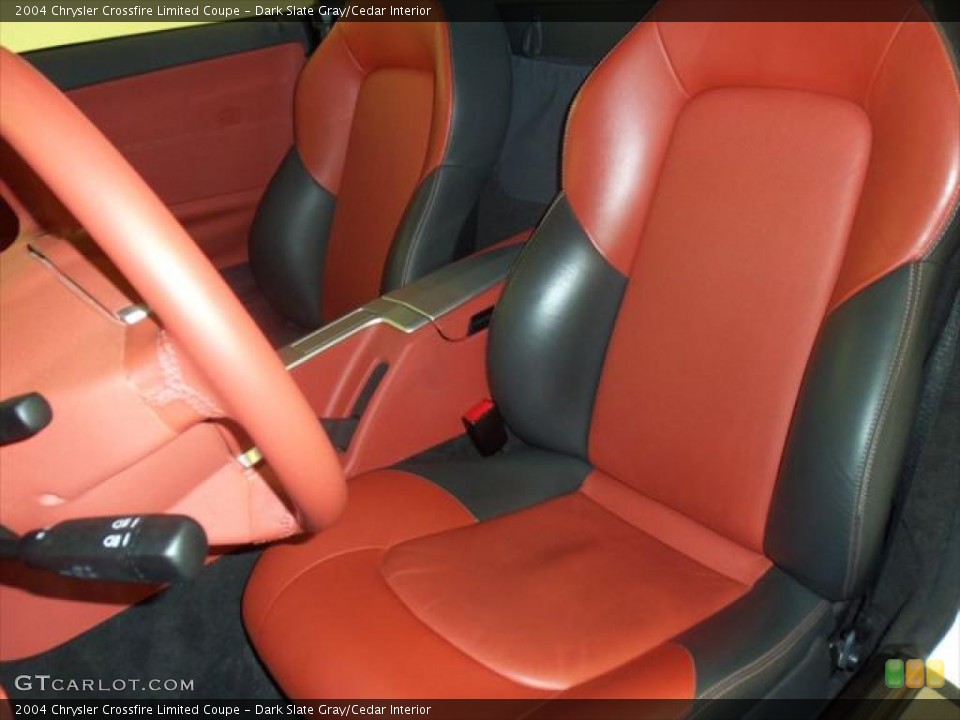 Dark Slate Gray/Cedar Interior Photo for the 2004 Chrysler Crossfire Limited Coupe #49289621
