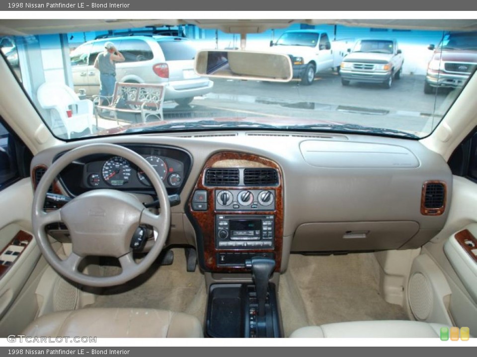 Blond Interior Dashboard for the 1998 Nissan Pathfinder LE #49289891