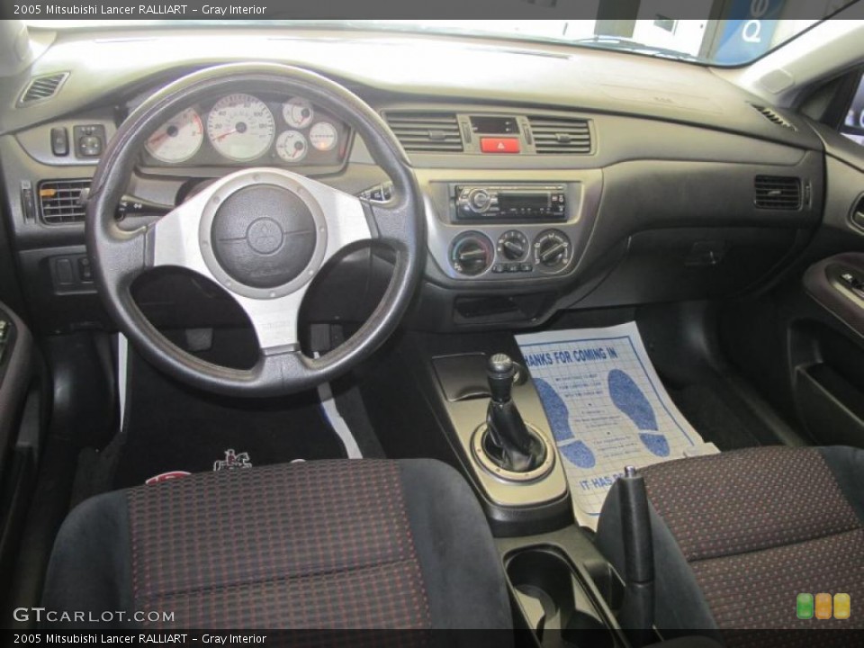 Gray Interior Dashboard for the 2005 Mitsubishi Lancer RALLIART #49290017