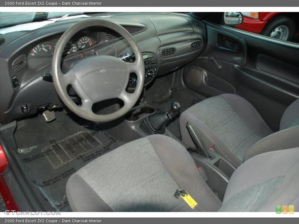 Dark Charcoal Interior Photo for the 2000 Ford Escort ZX2 Coupe #49290149