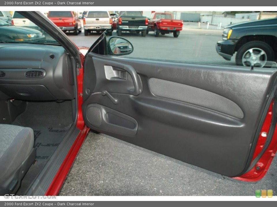 Dark Charcoal Interior Door Panel for the 2000 Ford Escort ZX2 Coupe #49290215