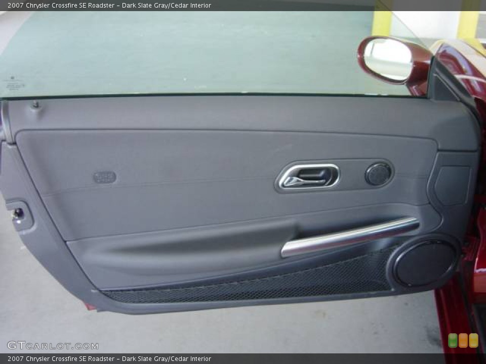 Dark Slate Gray/Cedar Interior Door Panel for the 2007 Chrysler Crossfire SE Roadster #492909