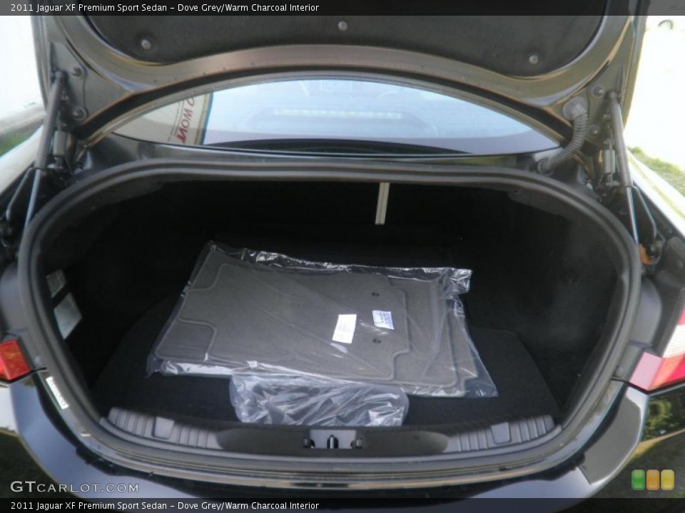 Dove Grey/Warm Charcoal Interior Trunk for the 2011 Jaguar XF Premium Sport Sedan #49291244