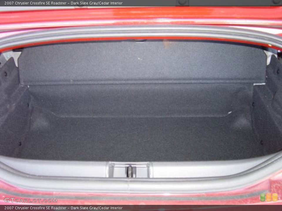 Dark Slate Gray/Cedar Interior Trunk for the 2007 Chrysler Crossfire SE Roadster #492914