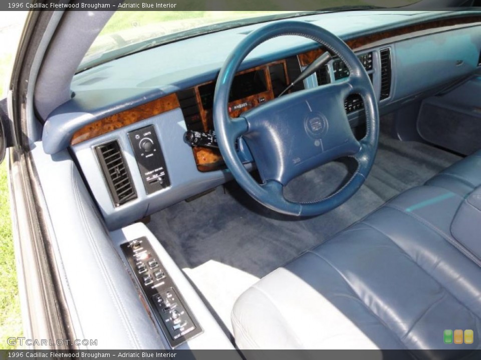 Adriatic Blue Interior Photo for the 1996 Cadillac Fleetwood Brougham #49291526