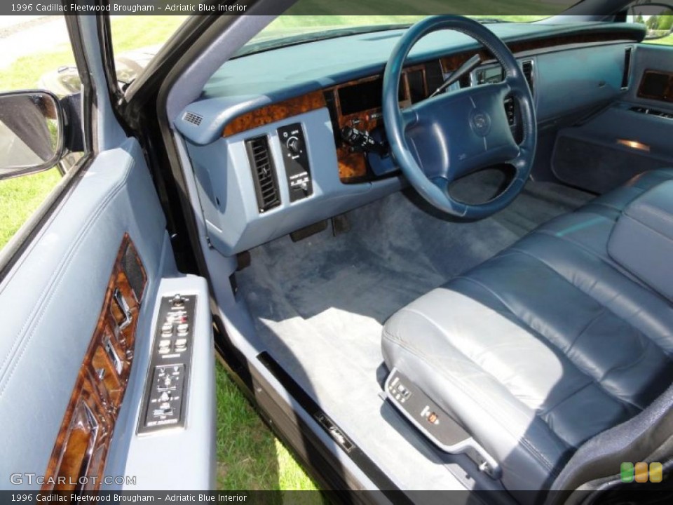 Adriatic Blue Interior Photo for the 1996 Cadillac Fleetwood Brougham #49291538