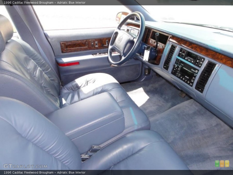 Adriatic Blue Interior Photo for the 1996 Cadillac Fleetwood Brougham #49291613