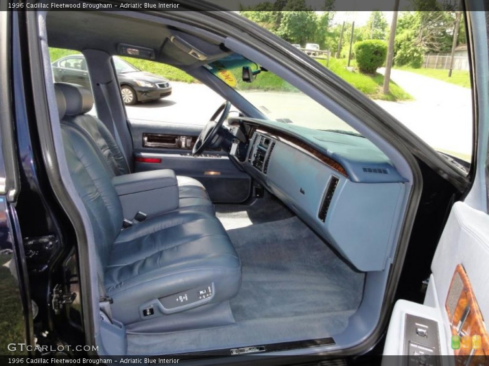 Adriatic Blue Interior Photo for the 1996 Cadillac Fleetwood Brougham #49291625