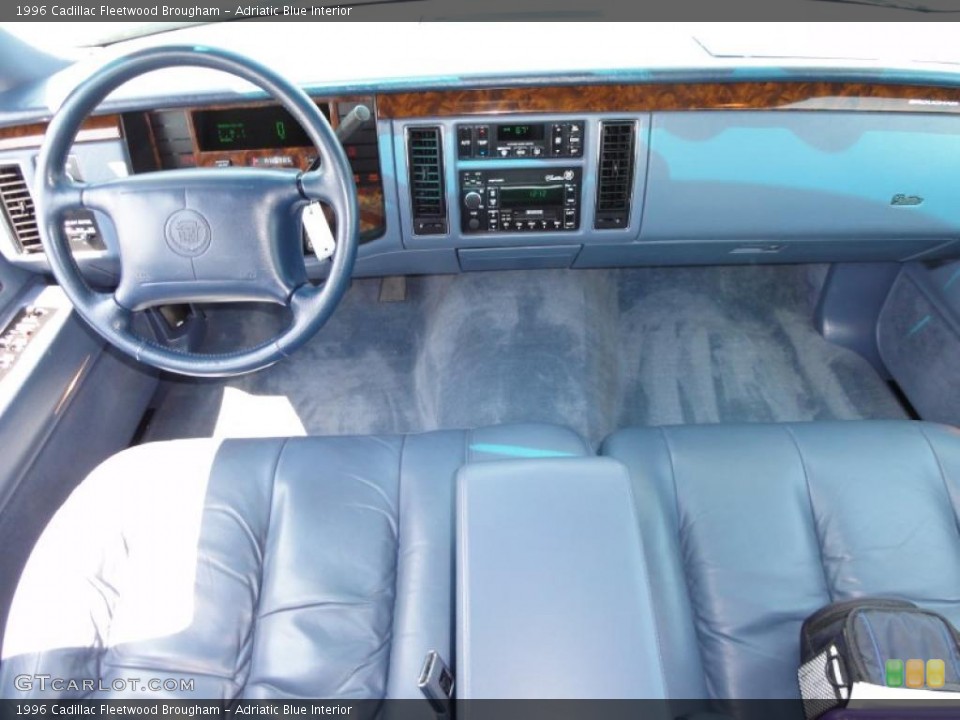 Adriatic Blue Interior Dashboard for the 1996 Cadillac Fleetwood Brougham #49291700