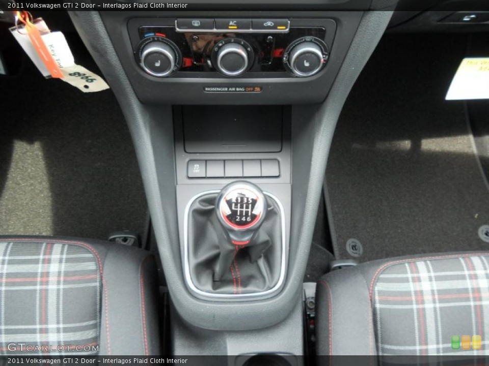 Interlagos Plaid Cloth Interior Transmission for the 2011 Volkswagen GTI 2 Door #49291817