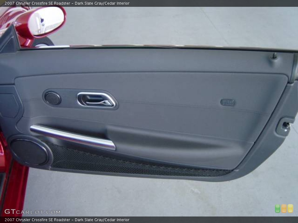 Dark Slate Gray/Cedar Interior Door Panel for the 2007 Chrysler Crossfire SE Roadster #492919