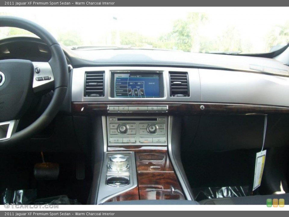 Warm Charcoal Interior Dashboard for the 2011 Jaguar XF Premium Sport Sedan #49292045