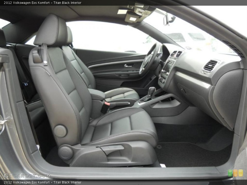 Titan Black Interior Photo for the 2012 Volkswagen Eos Komfort #49292066