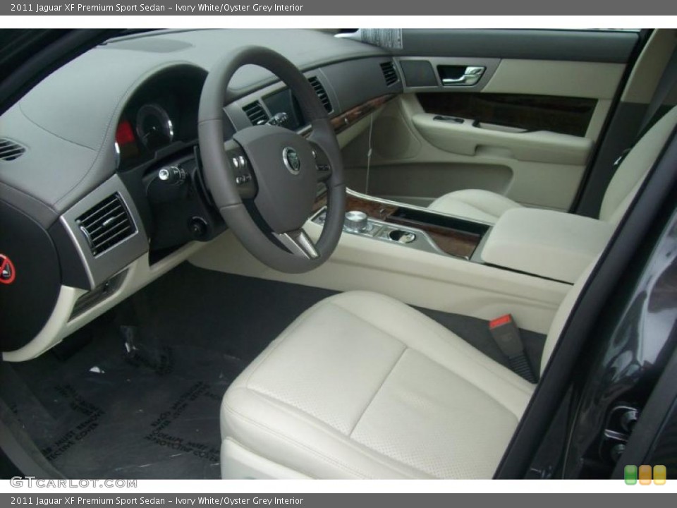 Ivory White/Oyster Grey Interior Photo for the 2011 Jaguar XF Premium Sport Sedan #49292819
