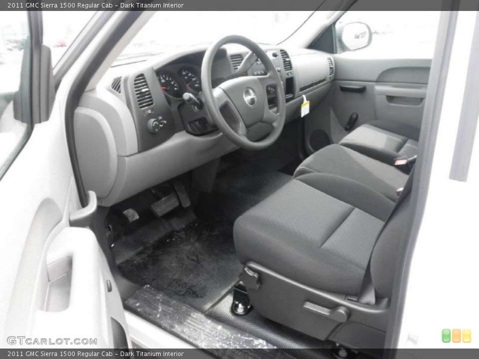 Dark Titanium Interior Photo for the 2011 GMC Sierra 1500 Regular Cab #49292972