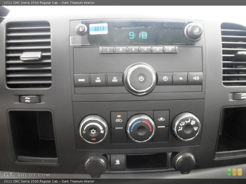 Dark Titanium Interior Controls for the 2011 GMC Sierra 1500 Regular Cab #49292984