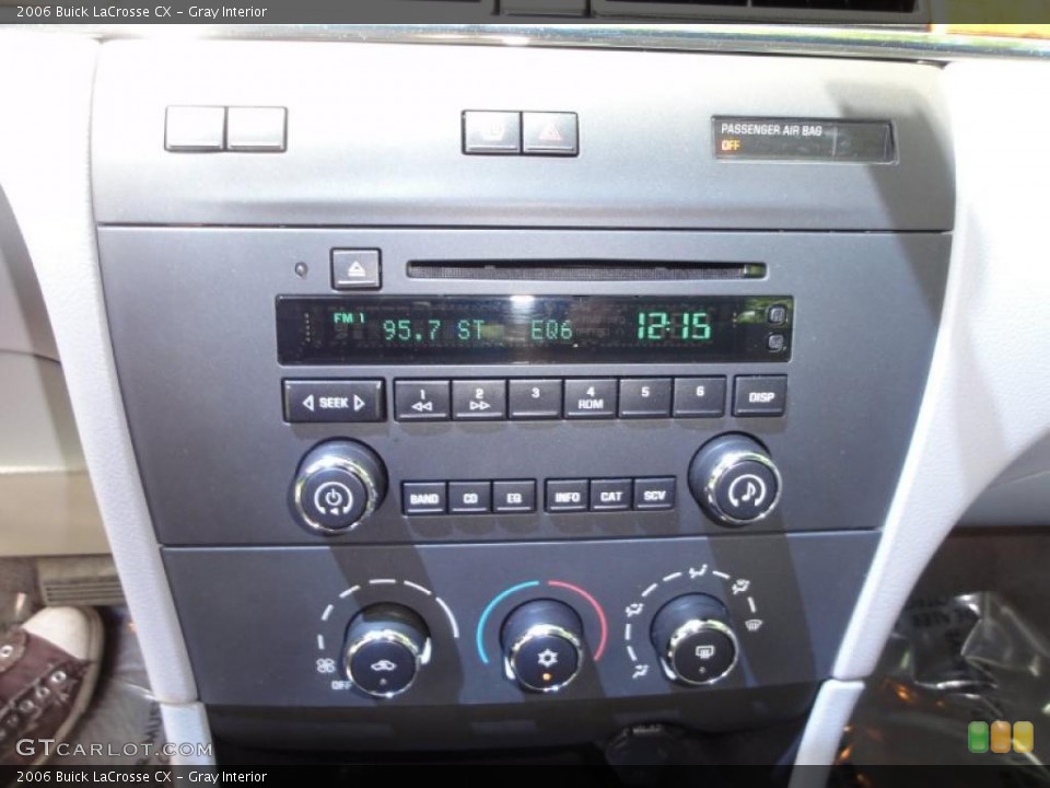Gray Interior Controls for the 2006 Buick LaCrosse CX #49293060