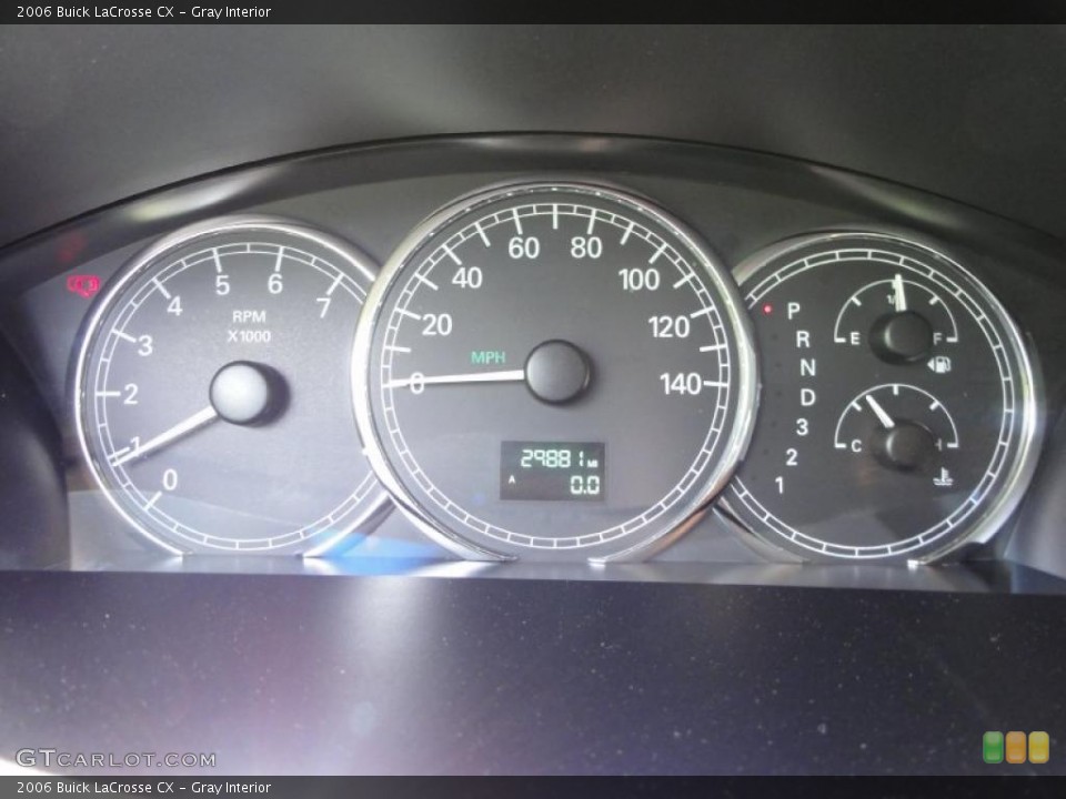Gray Interior Gauges for the 2006 Buick LaCrosse CX #49293092