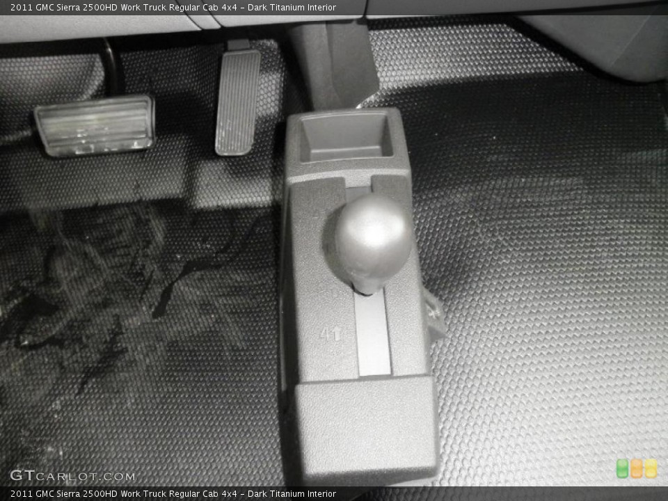 Dark Titanium Interior Controls for the 2011 GMC Sierra 2500HD Work Truck Regular Cab 4x4 #49293170